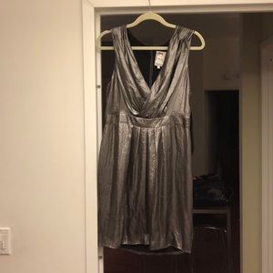 Silver YOANA BARAAHCI dress. Nbw . Size 10.